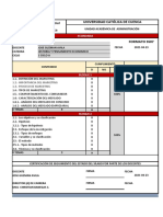 Informe de Seguimiento Al Sílabo - Metodología de La Investigación