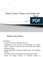 State and Its Origin