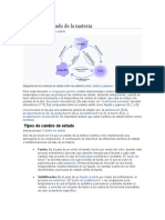 Cambios de Estado de La Materia