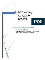 DNC - User Manual For Renewal