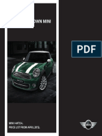 MINI Hatch Pricelist APR12