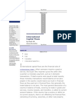 International Capital Flows: E N C y CL o P e D I A G Search