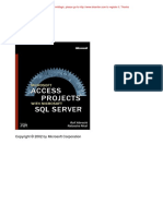 Microsoft Access Projects With Microsoft SQL Se