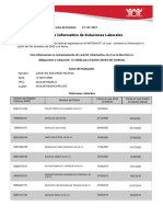 Reporte Informativo de Relaciones Laborales