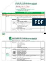 Kế hoạch dạy học (Syllabus) - Family and Friends Special Edition Grade 5 - Phiên bản 3-5