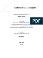 Modelo de Informe Global - Pruebas I