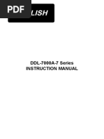 Juki DDL-7000A-7 User Manual