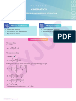 Numericals On Equations of Motion