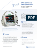 SVM 7200 Life Scope Vital Signs Spec Sheet