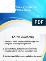 Pelayanan Kesehatan Pada Lansia