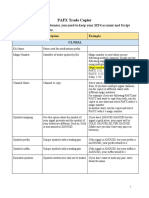 Parameter PAFX Signal