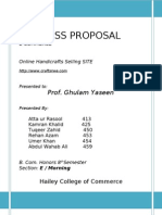 E-Commerce Business Model