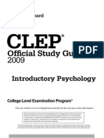 CLEP Intro Psychology