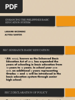 Enhancing The Philippines Basic Education System