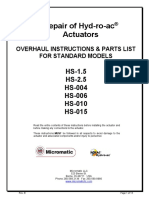 Repair Manual HS 1.5 Thru HS 015