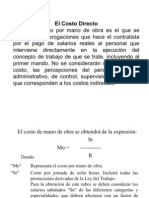 Costo Horario de Maquinaria y Equipo de Construcción