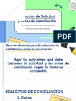 Guia de Redaccion Solicitudes y Actas de Conciliacion Diapositivas