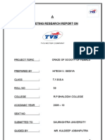 TVS MOTOR COMPANY LTD - Main MBA Porject Report Prince Dudhatra