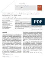 A Novel Desulphurization Process of Coal Water Slurry Via Sodium Metaborate