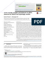 Water Storage Changes and Balances in Africa Observed B 2016 Geodesy and Geo