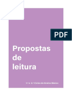 Propostas Leitura 1º e 2º Ciclos