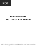 Hcp-Past Questions & Answers