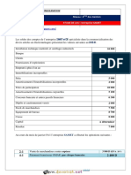 Série D'exercices N°5 Avec Correction - Gestion - MODULE EVALUATION CONSOLIDATION - Bac Economie & Gestion (2019-2020) Mme Aben S