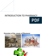 Introduction To Pharmacy Lecture Notes - Doc Lancha