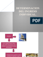 Determinacion Ingreso Individual