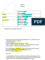 Module One Grammar