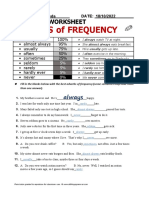 ACTIVIDAD Third Person Singular Verb & Adverbs PARTE 2