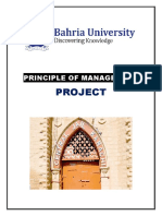 Principle of Management Project 1