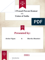 Bhagwati Prasad Pawan Kumar Vs Union of India