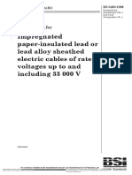 BS 6480 Paper Insulated Cables