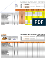 Cartilla de Mantenimiento - Tractor Oruga Caterpillar D8T