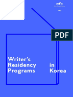 Writer - S Residency Programs in Korea