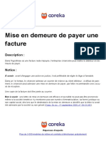 Ooreka Mise en Demeure Payer Une Facture