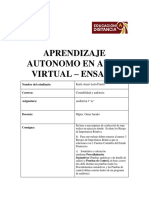 Aprendizaje Autónomo en Aula Virtual Auditoria I 2