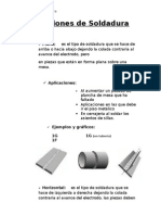 Posiciones de Soldadura David Guerra