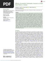 Effects of Parasitic Freshwater Mussels On Their Host Fishes A Review