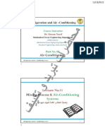 Refrigeration and Air-Conditioning - Lecture No.11