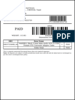 This Is Computer Generated Document, Hence Does Not Required Signature. Per The Store's Exchange/return Policy