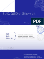 SUID, GUID Et Sticky Bit