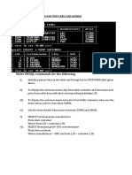 SQL Practical-Question Paper