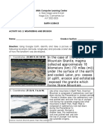 Activity No. 2 Weathering and Erosion 1