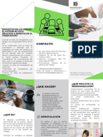 Folleto Brochure de Servicios Empresa Profesional Amarillo