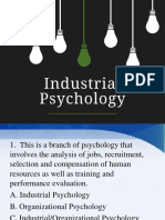 Industrial Psychology PDF 1