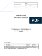 200 KTA Biodiesel Plant Operating Manual-Rev02