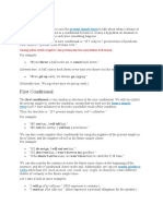 Conditional For Positive-Negative-Interrogative