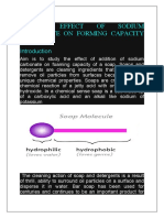 Effect of Sodium Carbonate On Forming Capacity of A Soap